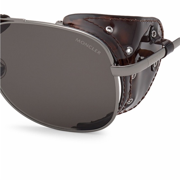 Moncler Luminova Navigator Men’s Sunglasses Polarized Smoke lenses Limited - Picture 3 of 6